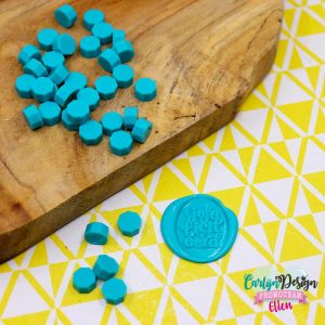 Waxzegel melts custom turquoise
