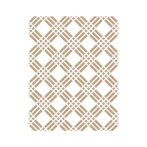 Hot foil mal tic tac toe plaid