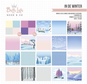 Designpapier in de winter