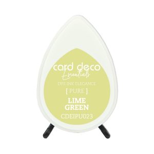 Inktkussen dew drop pure lime green