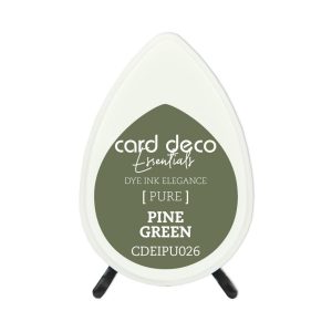 Inktkussen dew drop pure pine green