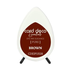 Inktkussen dew drop pure brown