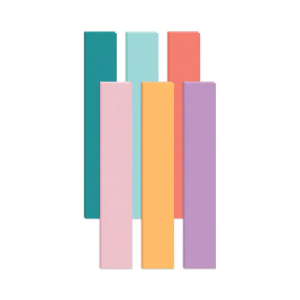 Thermal cinch boekruggen rainbow