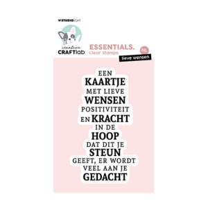 Stempel lieve wensen