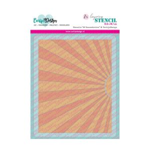 Stencil A6 zonnestralen