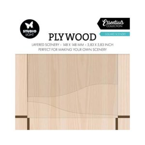 Plywood square scenery