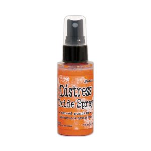 Distress Oxide Spray Carved Pumpkin