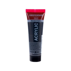 Amsterdam acrylverf metallic zwart