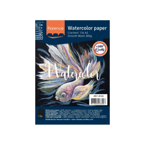 Aquarelpapier smooth zwart a5fl