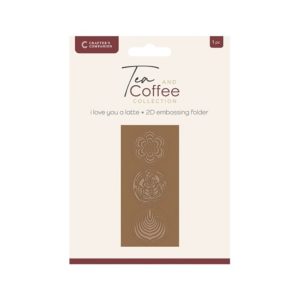 Embossingfolder i love you latte