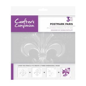 3D layering stencils postmark paris