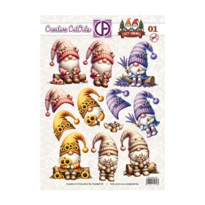 Collagevel cozy gnomes 1