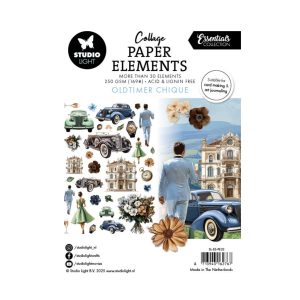 Collage elementen oldtimer chique