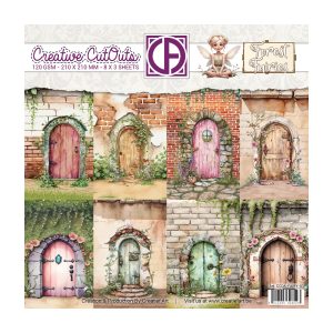 Collage papier deuren