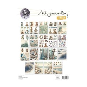 Collagepapier set zee & strand