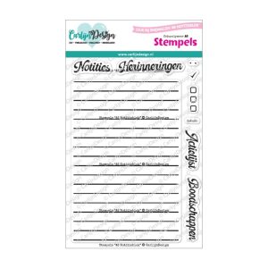 Stempel a6 notitieblok