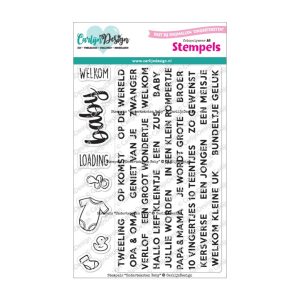 Stempel onderteksten baby