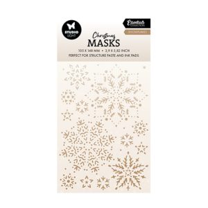 Stencil snow background