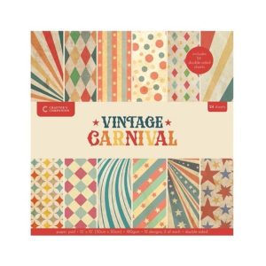 Designpapier vintage carnival scrap