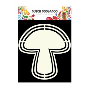 Dutch card art paddestoel