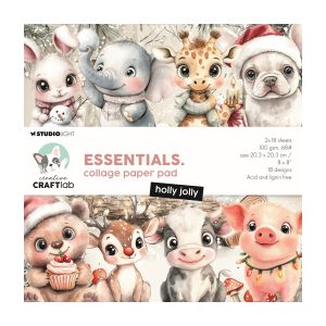 Collagepapier holly jolly