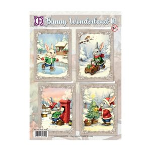 Kaartenpakket bunny wonderland