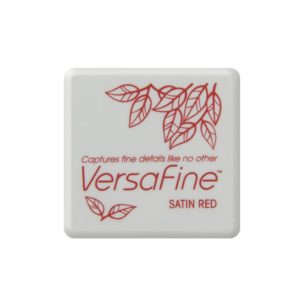 Inktkussen versafine klein satin red