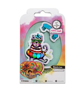 rubberen stempel beach bum