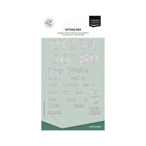 Stansmal cijfers en kerstgroeten