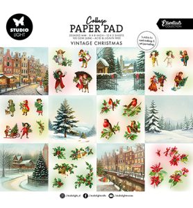 collagepapier vintage christmas