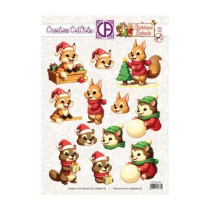 Collagevel christmas animals 1