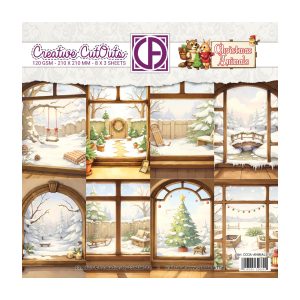 Collage papier wintertuinen