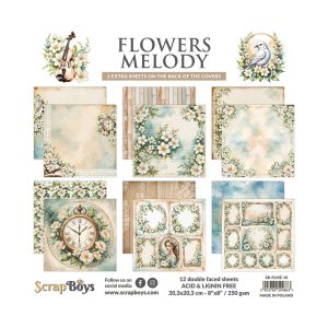 Designpapier flowers melody