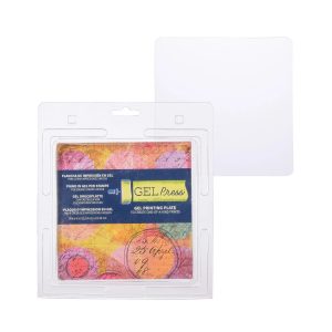 Gel press drukplaat 15,24×15,24cm