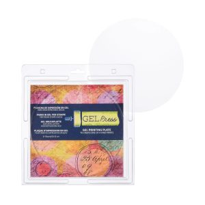 Gel press drukplaat cirkel 20,32cm