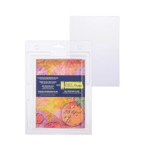 Gel press drukplaat 12,7×17,78cm