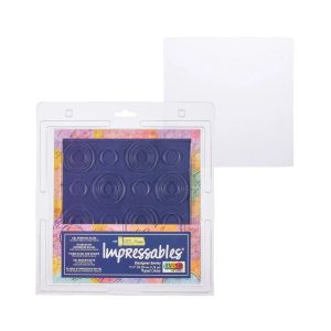 Gel press drukplaat impressables cirkels