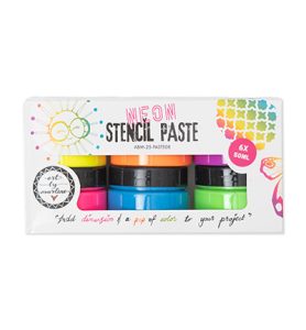 Structuurpasta Neon kleuren