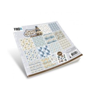 Designpapier gnomie holidays