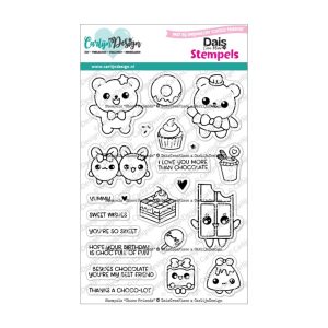 Stempel choco friends