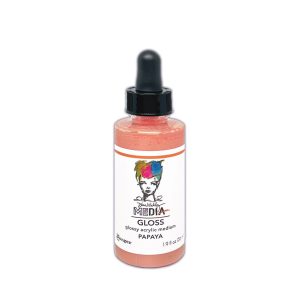 Media gloss dropper papaya