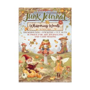 Whispering woods junk journal ephemera boek