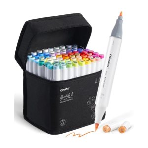Honolulu B 72 kleuren alcohol art markers brush & fine