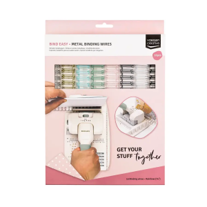 Bind Easy Metalen Bindruggen 16mm 2:1 Regenboog Mix 16st.