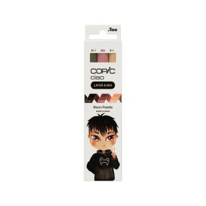 Ciao marker layer & mix warm palette set