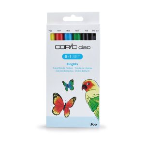 Ciao Marker 5+1 bright colours set