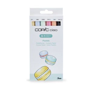 Ciao Marker 5+1 pastel colours set