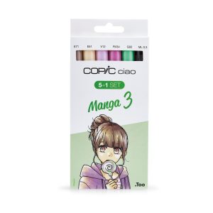Ciao Marker 5+1 manga colours set 3