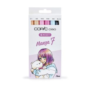 Ciao Marker 5+1 manga colours set 7