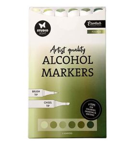 Alcohol markers foliage